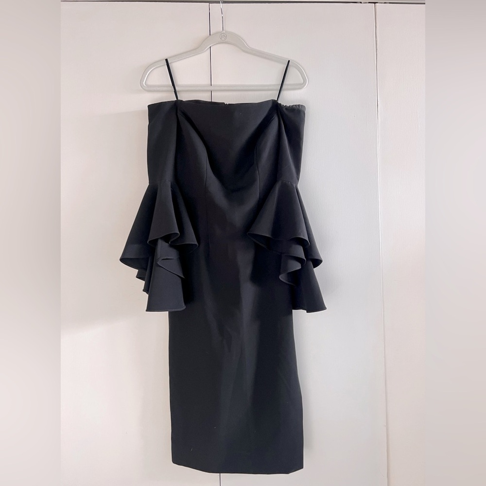 MILLY // Strapless Dress. SZ: 0. Black.